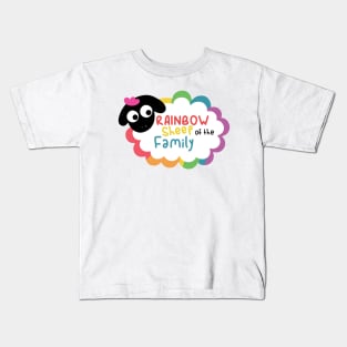 Rainbow Sheep of the Family Kids T-Shirt